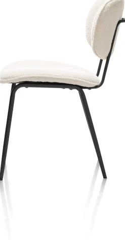 Eetkamerstoelen Zonder Armleuning-XOOON Lexi Avicci Eetkamerstoel Creme