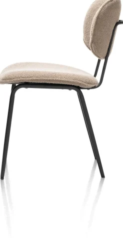 Eetkamerstoelen Zonder Armleuning-XOOON Lexi Avicci Eetkamerstoel Taupe