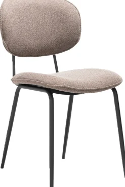 Eetkamerstoelen Zonder Armleuning-XOOON Lexi Ponti Eetkamerstoel Lichtbruin