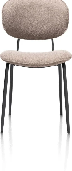 Eetkamerstoelen Zonder Armleuning-XOOON Lexi Ponti Eetkamerstoel Lichtbruin