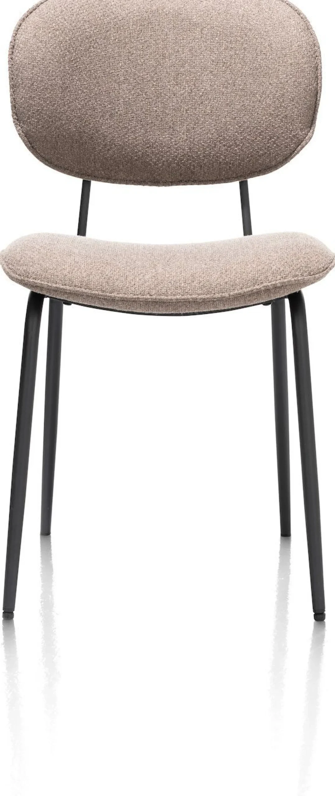 Eetkamerstoelen Zonder Armleuning-XOOON Lexi Ponti Eetkamerstoel Lichtbruin