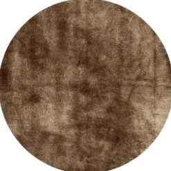 Vloerkleden|Ronde Vloerkleden-Trendhopper Leya Rond Vloerkleed Goud