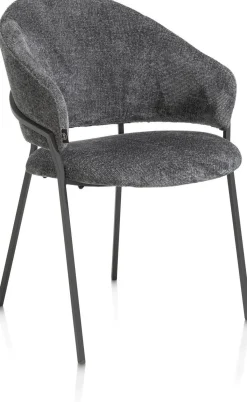 Eetkamerstoelen Met Armleuning-Henders en Hazel Leyla Armstoel Antraciet