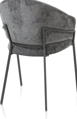 Eetkamerstoelen Met Armleuning-Henders en Hazel Leyla Armstoel Antraciet