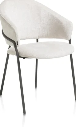 Eetkamerstoelen Met Armleuning-Henders en Hazel Leyla Armstoel Creme