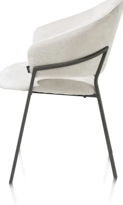 Eetkamerstoelen Met Armleuning-Henders en Hazel Leyla Armstoel Creme