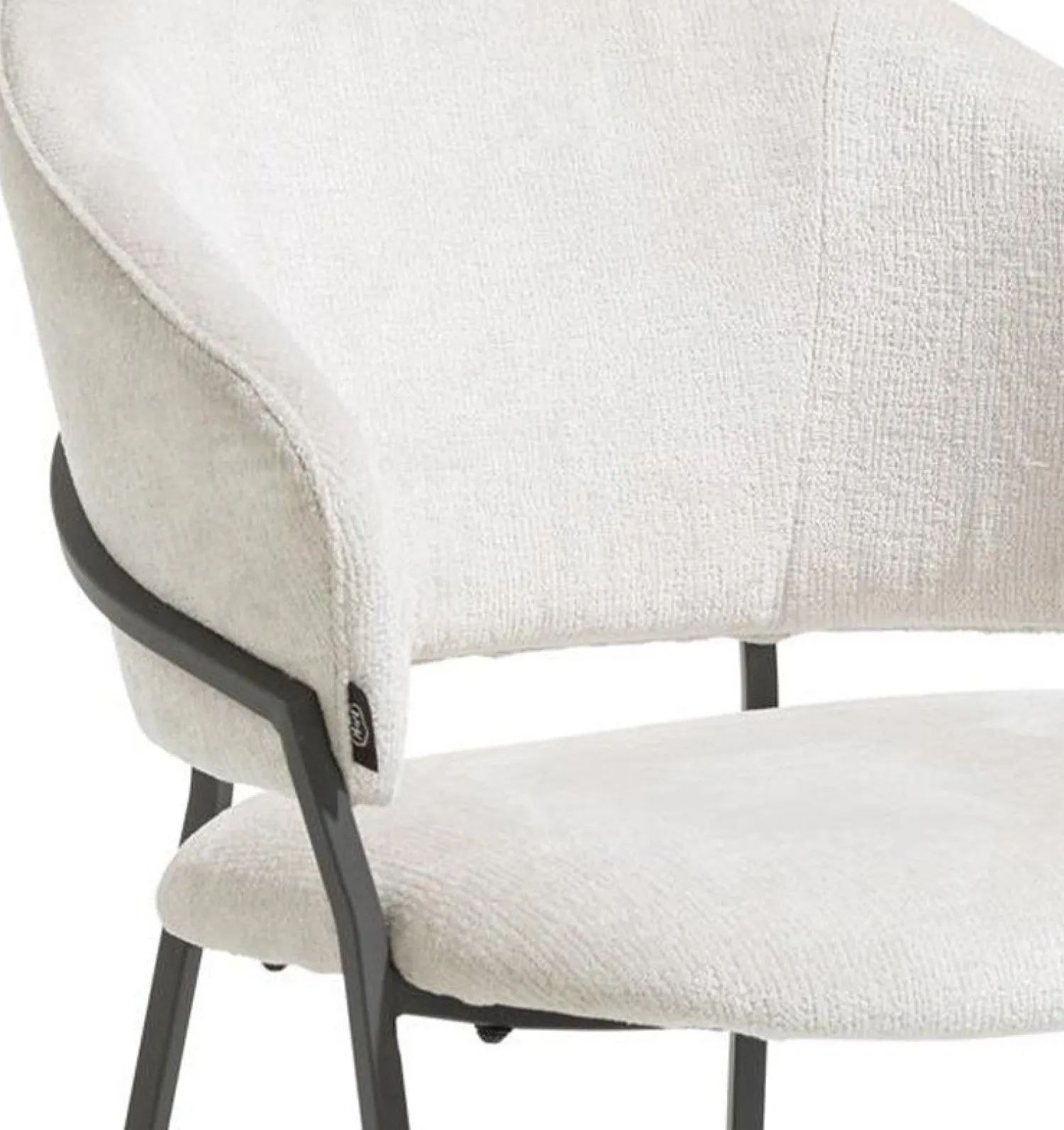 Eetkamerstoelen Met Armleuning-Henders en Hazel Leyla Armstoel Creme