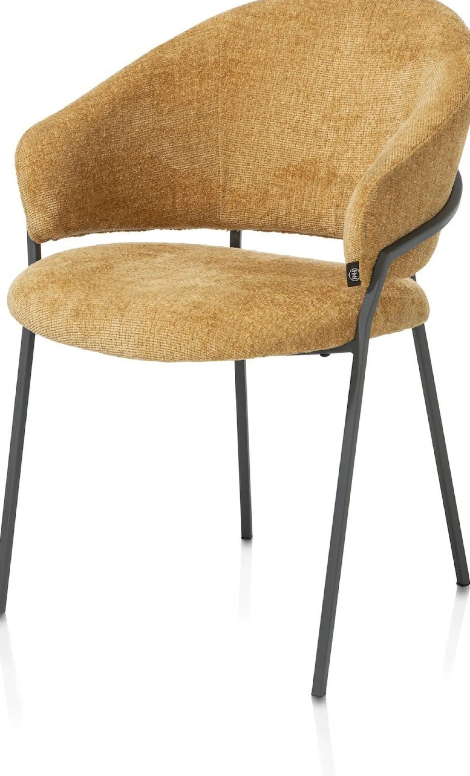 Eetkamerstoelen Met Armleuning-Henders en Hazel Leyla Armstoel Okergeel