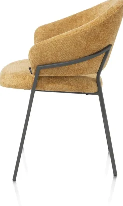 Eetkamerstoelen Met Armleuning-Henders en Hazel Leyla Armstoel Okergeel