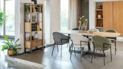Eetkamerstoelen Met Armleuning-Henders en Hazel Leyla Armstoel Groen