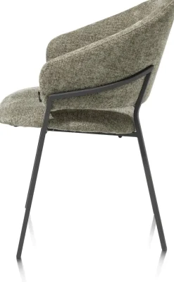 Eetkamerstoelen Met Armleuning-Henders en Hazel Leyla Armstoel Groen