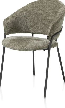 Eetkamerstoelen Met Armleuning-Henders en Hazel Leyla Armstoel Groen