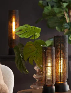 Tafellampen|Tafellampen-Trendhopper Lezura Tafellamp Mat Zwart