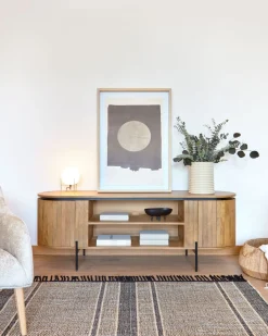 Tv-Meubels-Kave Home Licia Tv-meubel Naturel