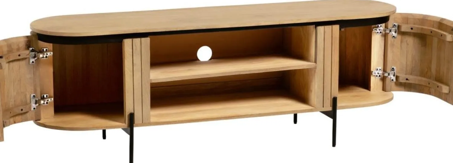 Tv-Meubels-Kave Home Licia Tv-meubel Naturel
