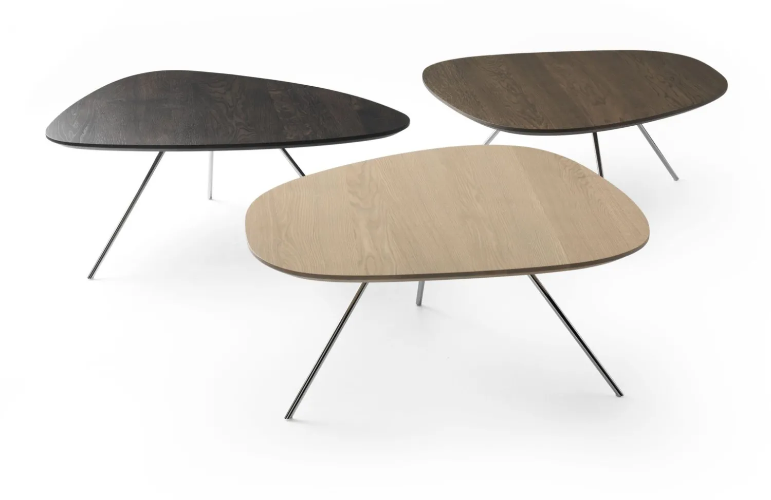 Design Salontafels|Organische Salontafels-Leolux Liliom Salontafel Black Glos