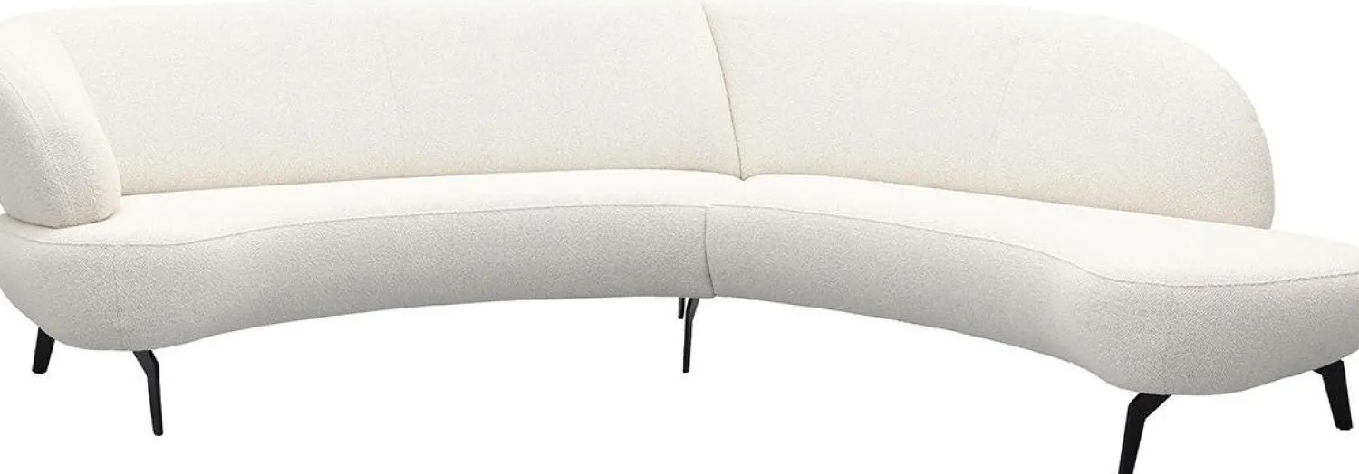 Hoekbanken-Trendhopper Limana Hoekbank Silver Cream