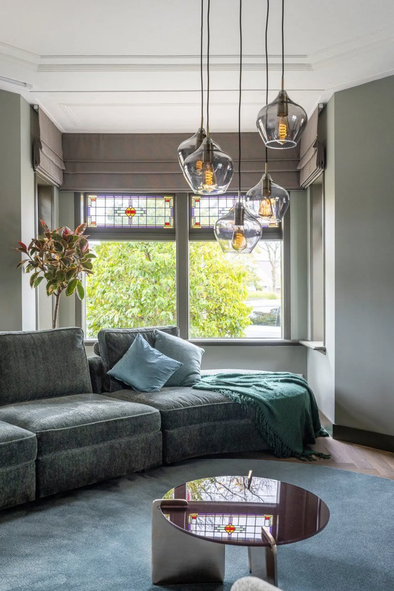 Ronde Salontafels-Urban Nature Culture Linn Salontafel Rosegoud
