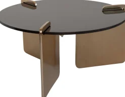 Ronde Salontafels-Urban Nature Culture Linn Salontafel Rosegoud