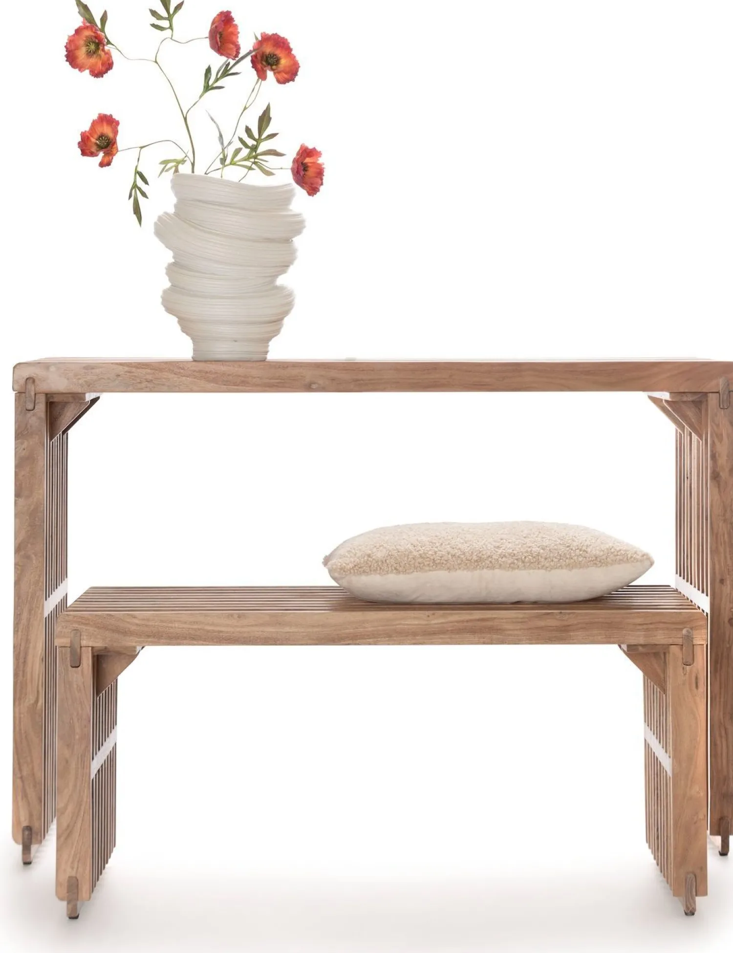 Dressoirs-COCO maison Lino Wandtafel Naturel, Bruin