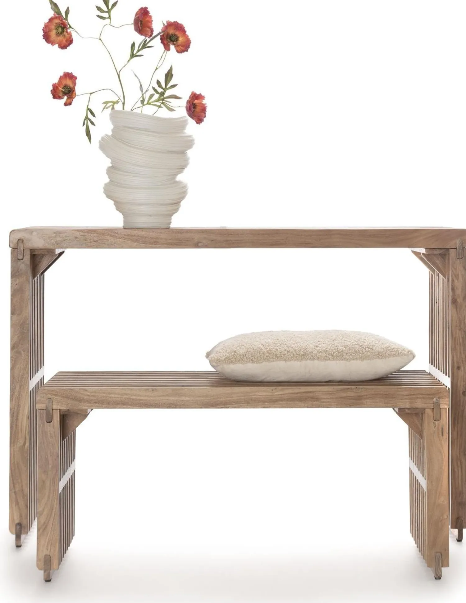Dressoirs-COCO maison Lino Wandtafel Naturel, Bruin