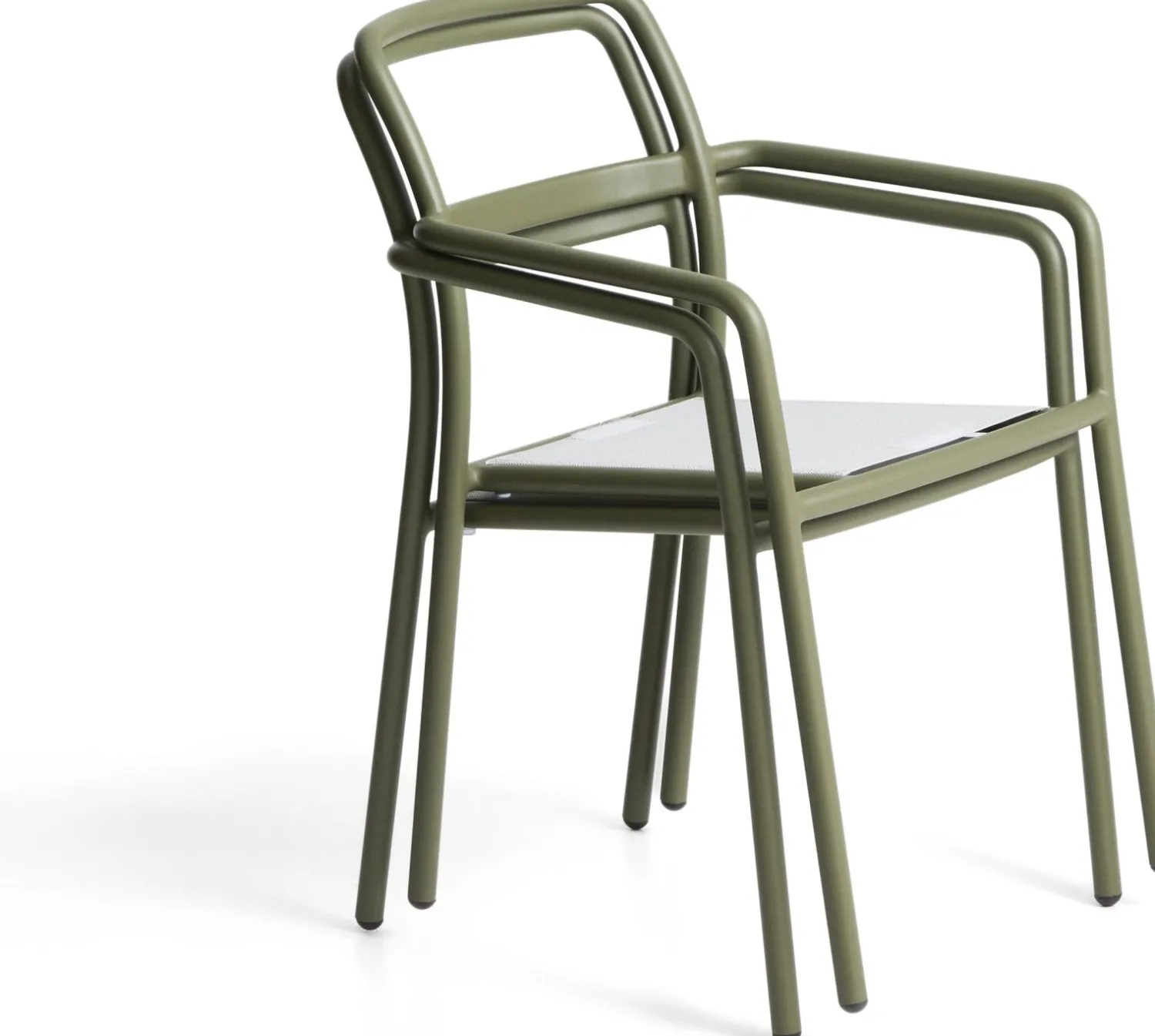 Tuinstoelen-Kave Home Linosa Tuinstoel Groen, Beige