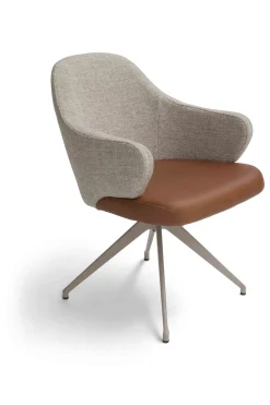 Design Stoelen-Bree's New World Linq Armstoel Grijs