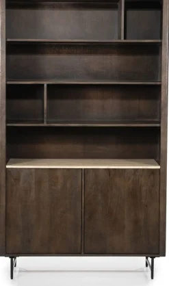 Boekenkasten-Eleonora Lio Boekenkast Bruin