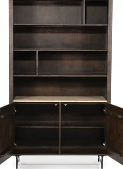 Boekenkasten-Eleonora Lio Boekenkast Bruin