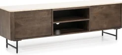 Tv-Meubels-Eleonora Lio TV-meubel Bruin