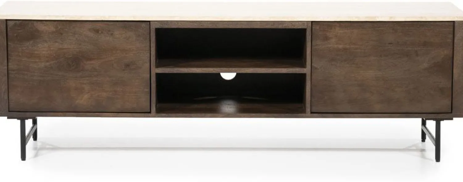 Tv-Meubels-Eleonora Lio TV-meubel Bruin