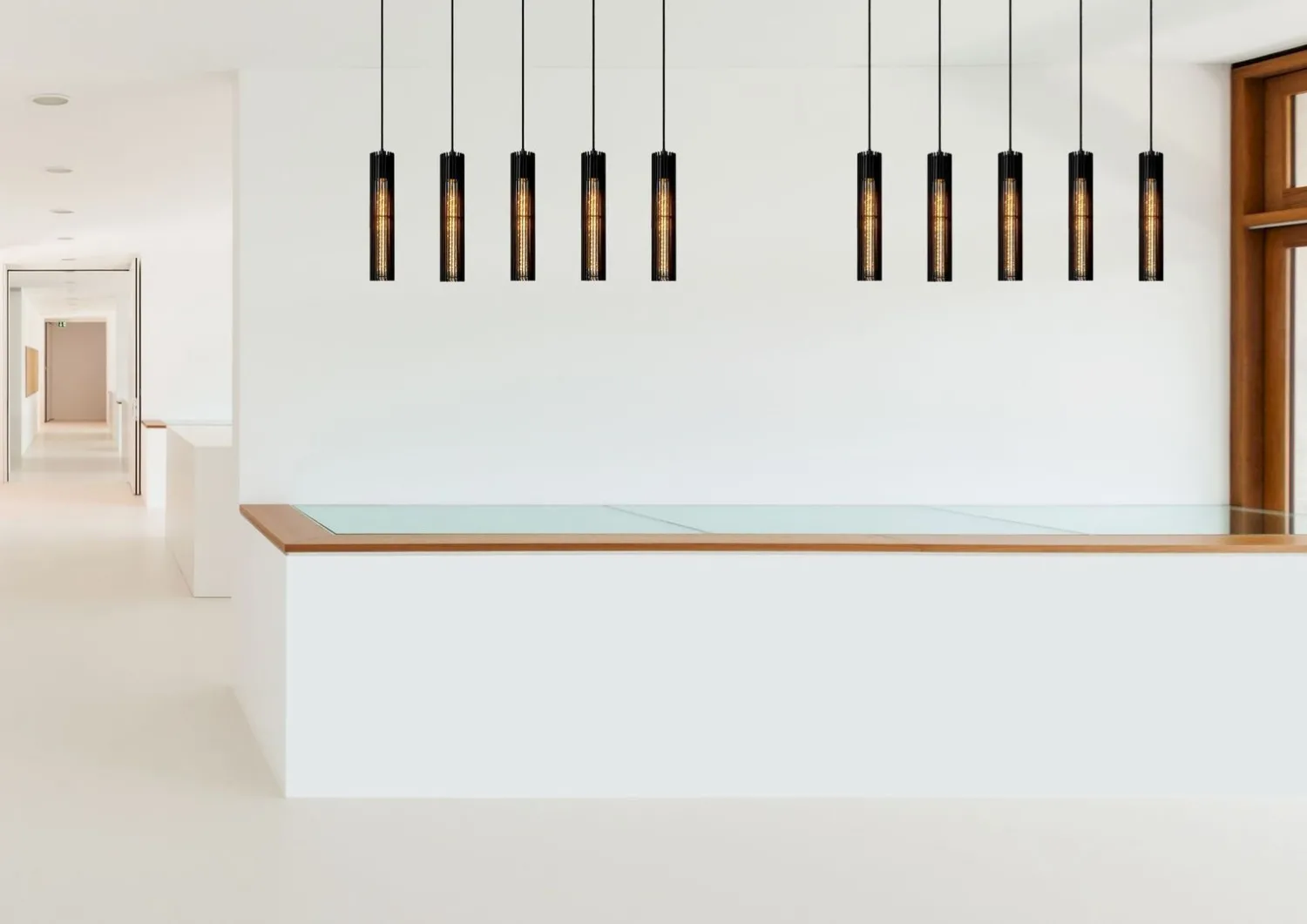 Industriële Hanglampen|Industriële Hanglampen-Lucide Lionel Hanglamp Zwart