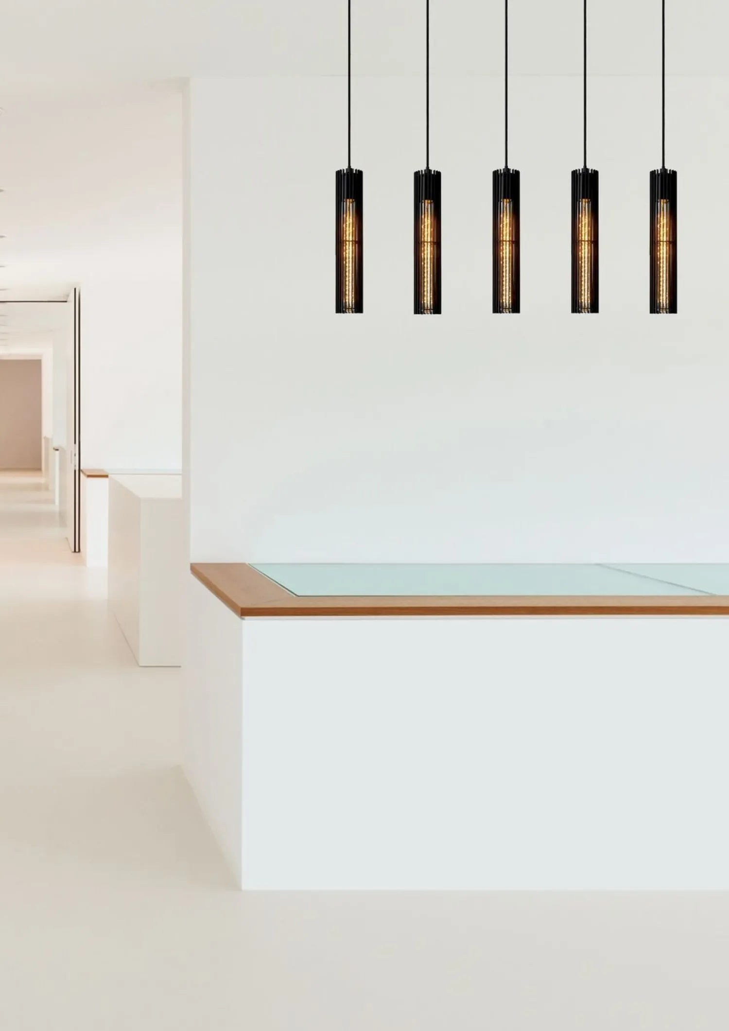 Industriële Hanglampen|Industriële Hanglampen-Lucide Lionel Hanglamp Zwart