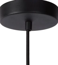 Moderne Hanglampen|Moderne Hanglampen-Lucide Lionel Hanglamp Zwart