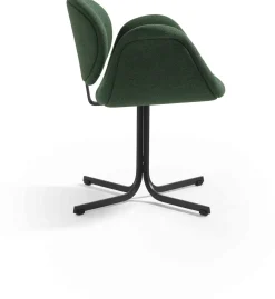 Design Stoelen|Eetkamerstoelen Met Armleuning-Artifort Little Tulip Eetkamerstoel Oranje