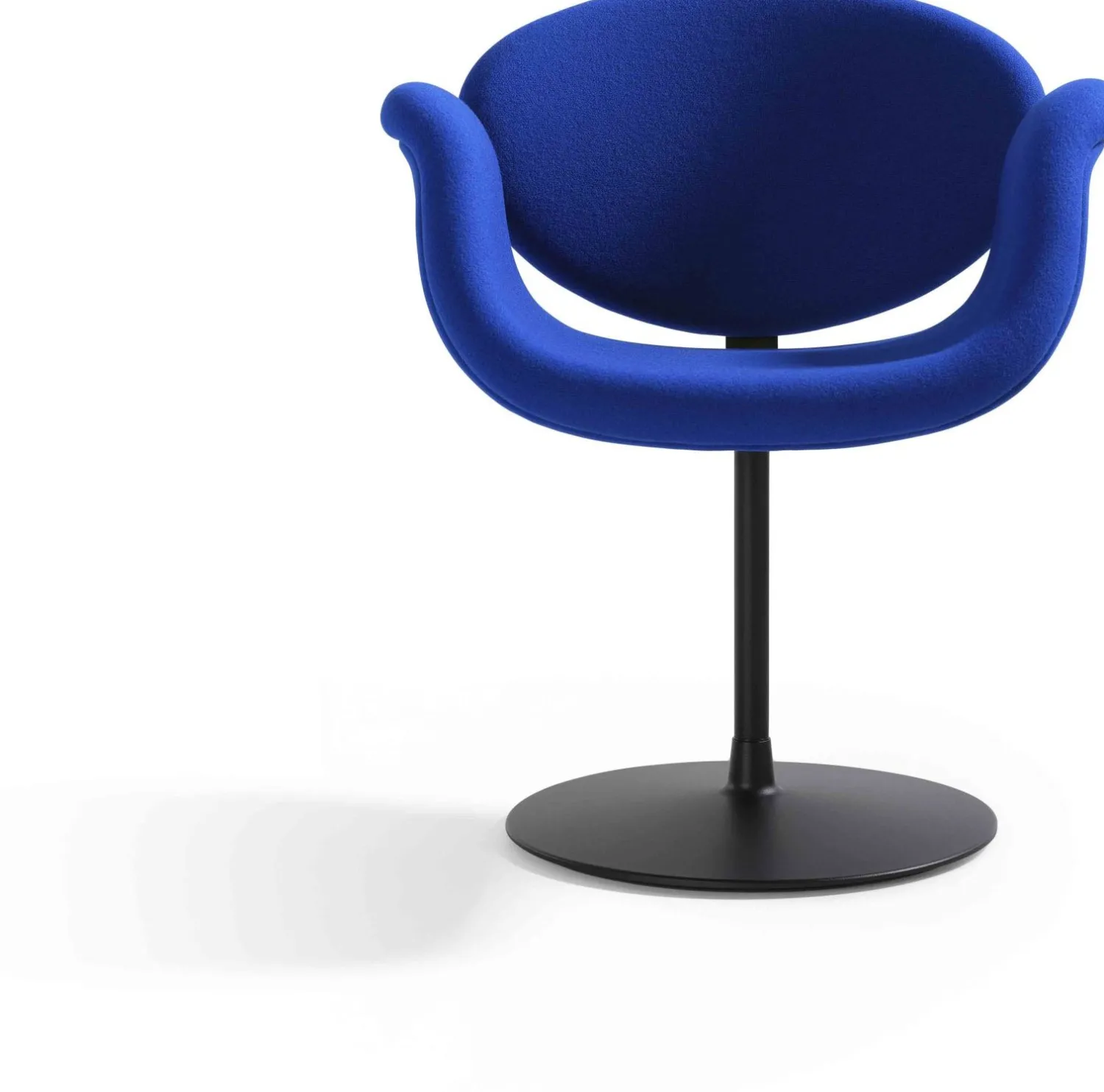 Design Stoelen|Eetkamerstoelen Met Armleuning-Artifort Little Tulip Eetkamerstoel Oranje