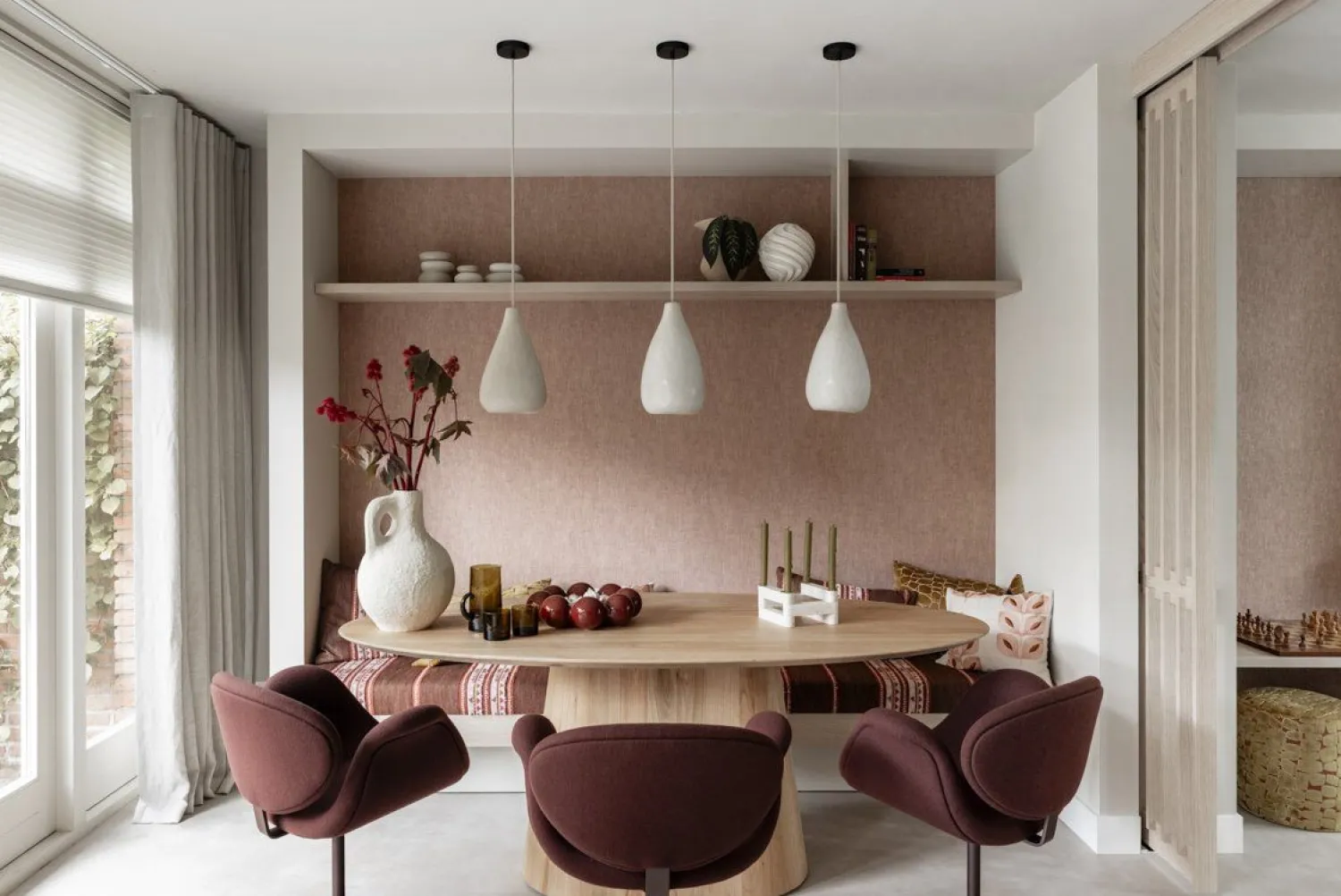 Design Stoelen|Eetkamerstoelen Met Armleuning-Artifort Little Tulip Eetkamerstoel Oranje