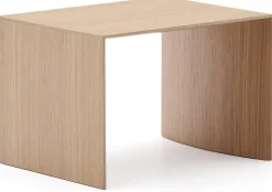 Houten Bijzettafels-Kave Home Litto Bijzettafel Lichtbruin