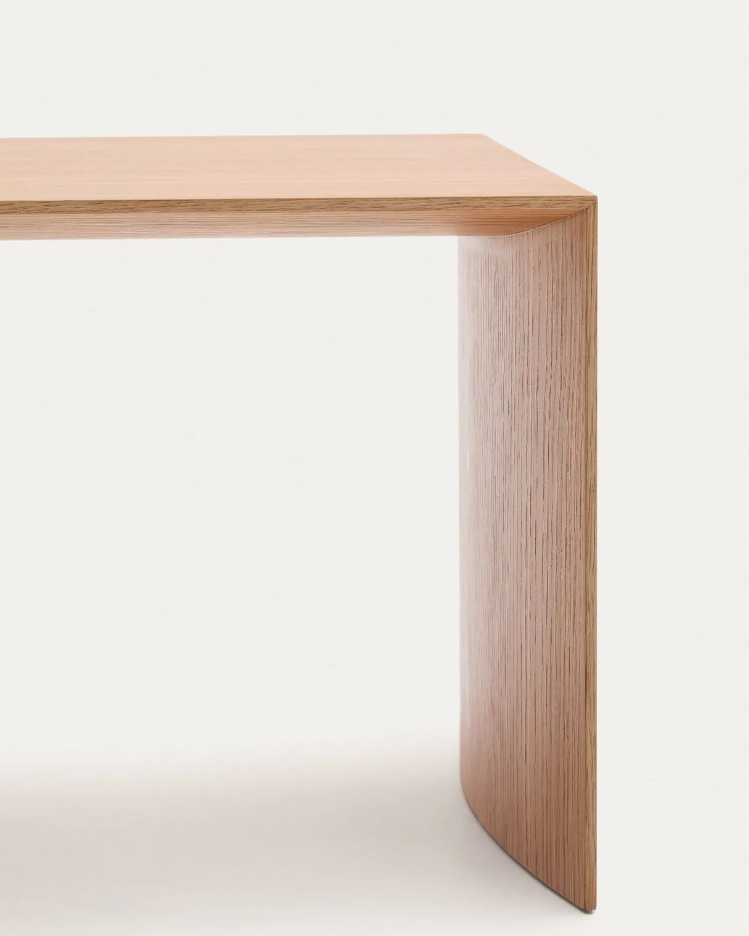 Houten Bijzettafels-Kave Home Litto Bijzettafel Lichtbruin
