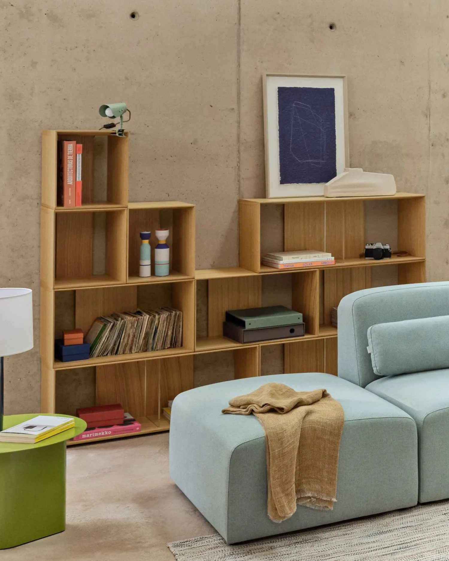 Vakkenkasten|Vakkenkasten-Kave Home Litto Stellingkast Naturel