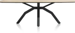Houten Eettafels-Henders en Hazel Livada 220 Eettafel Naturel Lacquered