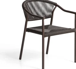 Tuinstoelen-Kave Home Livadia Tuinstoel Bruin
