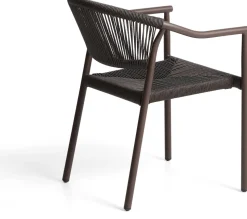 Tuinstoelen-Kave Home Livadia Tuinstoel Bruin