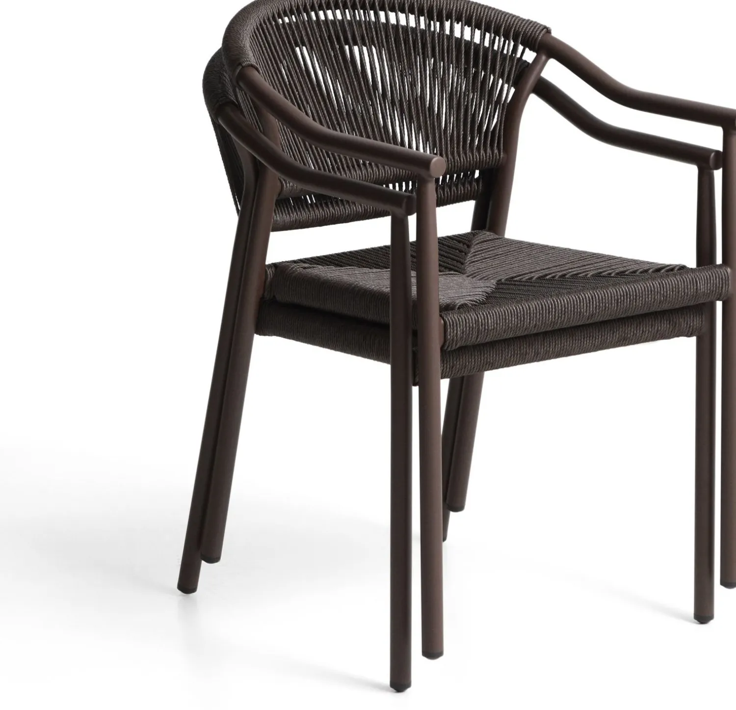 Tuinstoelen-Kave Home Livadia Tuinstoel Bruin