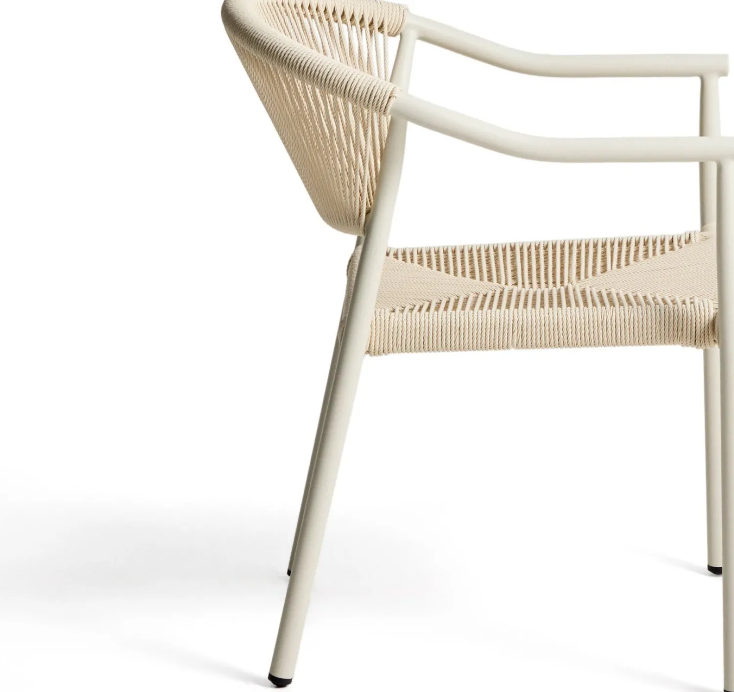 Tuinstoelen-Kave Home Livadia Tuinstoel Ecru