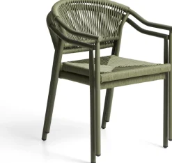 Tuinstoelen-Kave Home Livadia Tuinstoel Groen