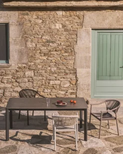 Tuinstoelen-Kave Home Livadia Tuinstoel Taupe