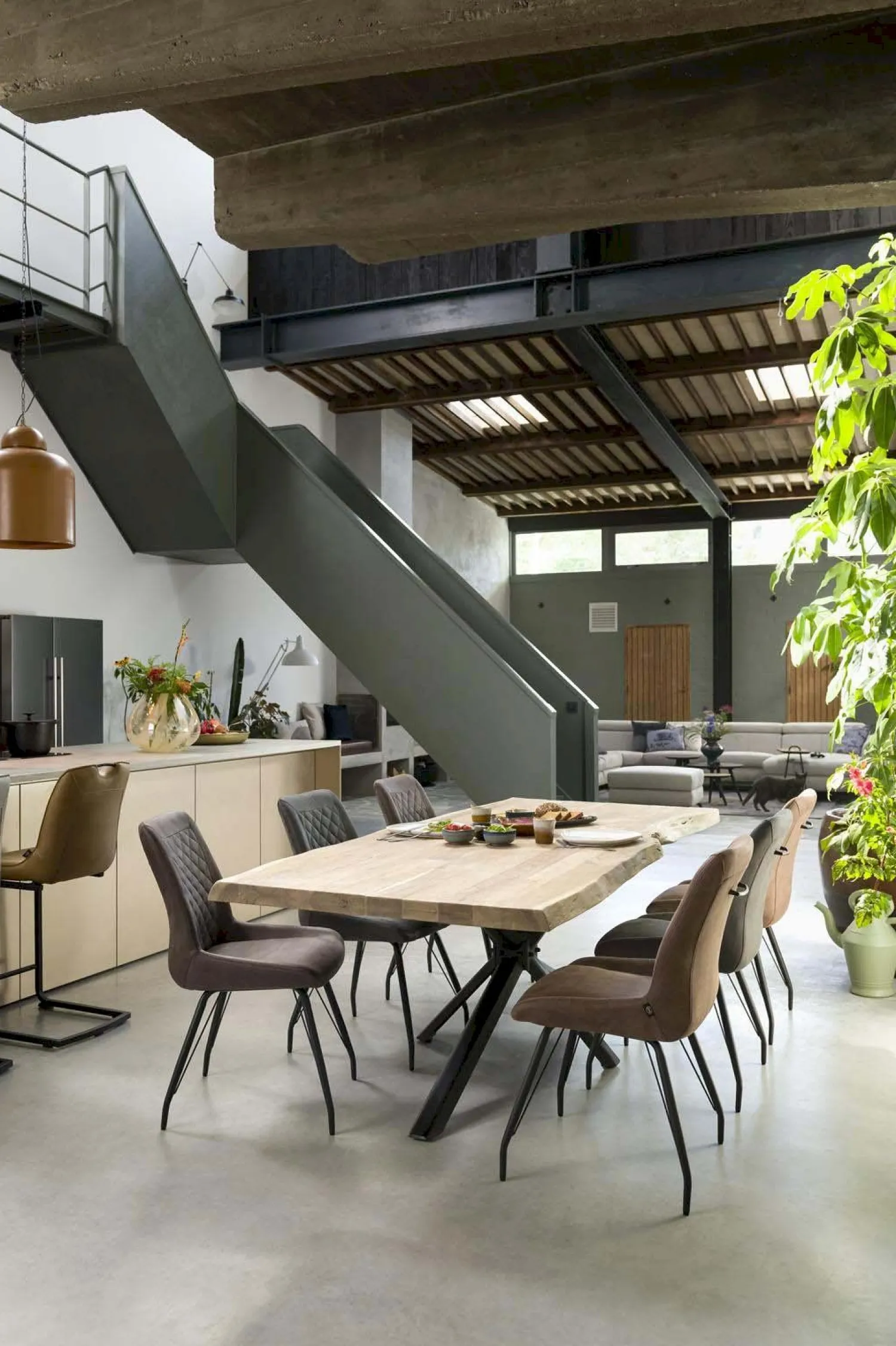 Houten Eettafels-Henders en Hazel Living Eettafel Naturel