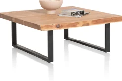 Houten Salontafels|Vierkante Salontafels-Henders en Hazel Living Salontafel Naturel