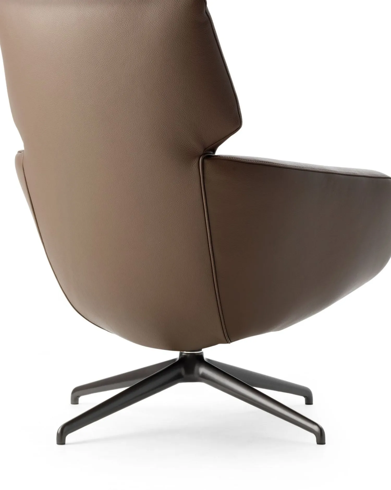 Design Fauteuils|Oorfauteuils-Leolux Lloyd Fauteuil grijs